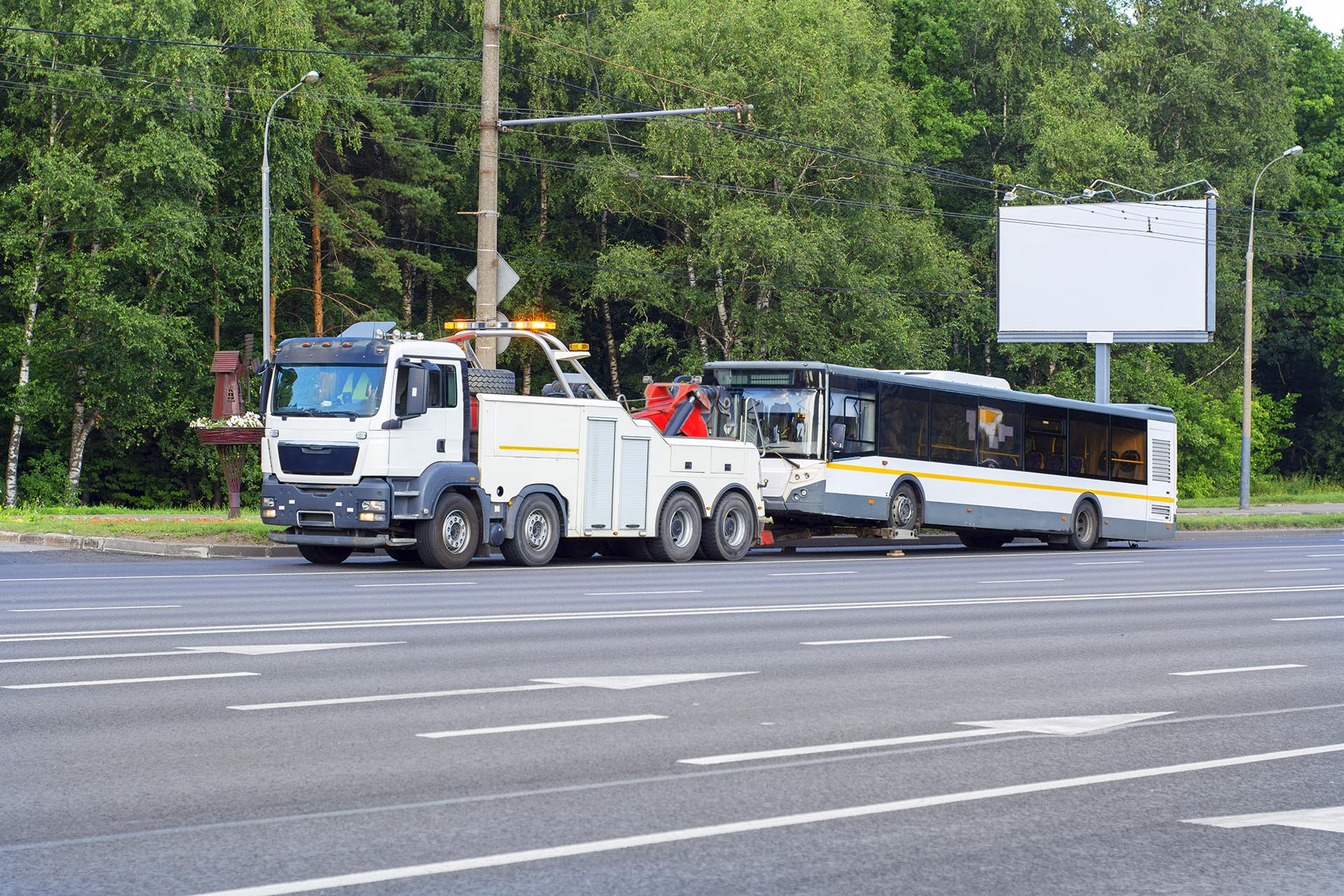 remorquage bus