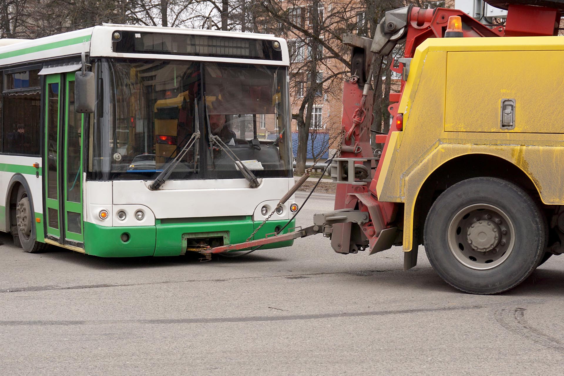 remorquage bus